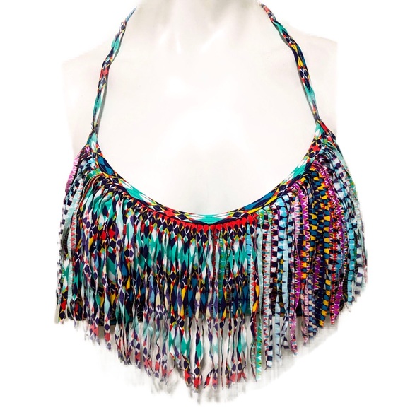 Xhilaration Other - Xhilaration Boho Fringe Bikini Top